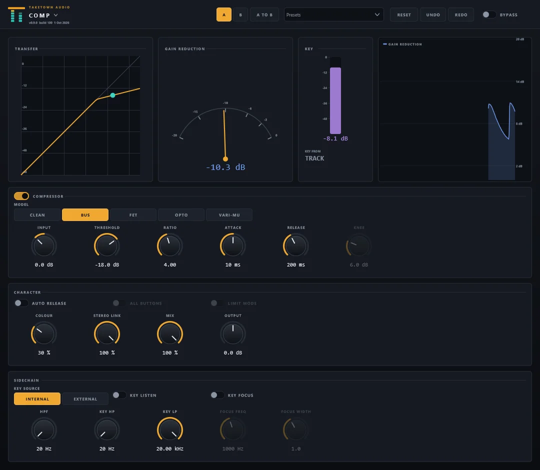 TT-Comp plugin interface